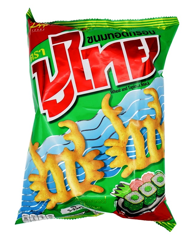 Snack di grano e tapioca gusto Alghe Nori - Puthai 55g.